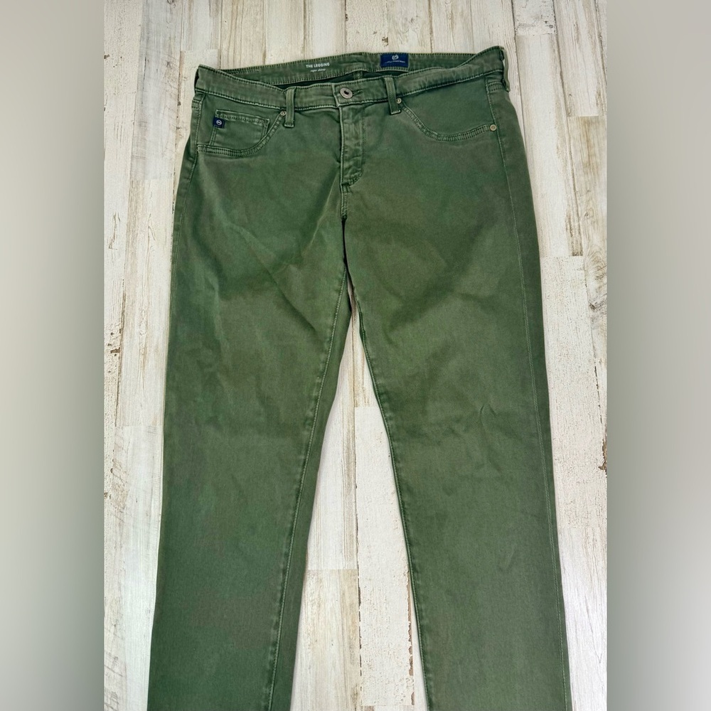 AG Adriano Goldschmied Jeans Womens 31R Green The Legging Super Skinny Fit - Picture 3 of 13